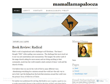 Tablet Screenshot of mamallamapalooza.wordpress.com