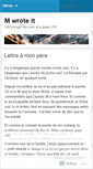 Mobile Screenshot of mwroteit.wordpress.com