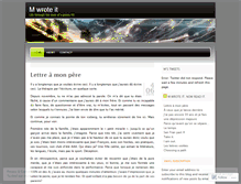 Tablet Screenshot of mwroteit.wordpress.com