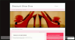 Desktop Screenshot of discountshoediva.wordpress.com