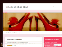 Tablet Screenshot of discountshoediva.wordpress.com