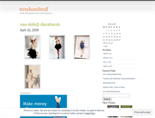 Tablet Screenshot of dianatrends.wordpress.com