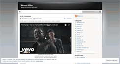 Desktop Screenshot of blessedmike.wordpress.com