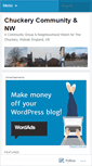 Mobile Screenshot of chuckerycommunitynwgroup.wordpress.com