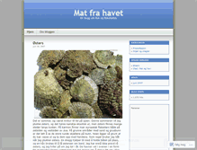 Tablet Screenshot of fiskeri.wordpress.com
