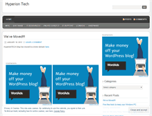 Tablet Screenshot of hyperiontech.wordpress.com
