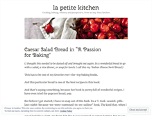 Tablet Screenshot of lapetitekitchen.wordpress.com