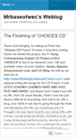 Mobile Screenshot of mrbaseofwec.wordpress.com