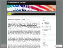 Tablet Screenshot of mrbaseofwec.wordpress.com