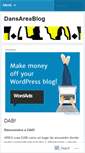 Mobile Screenshot of dansarea.wordpress.com