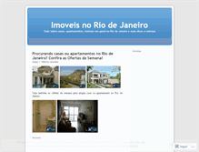 Tablet Screenshot of imoveisriodejaneiro.wordpress.com