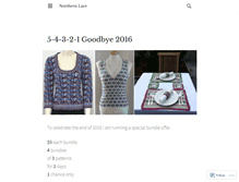 Tablet Screenshot of northernlace.wordpress.com