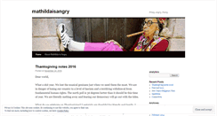 Desktop Screenshot of mathildaisangry.wordpress.com