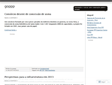 Tablet Screenshot of goppp.wordpress.com