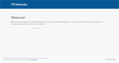 Desktop Screenshot of itemanitoba.wordpress.com