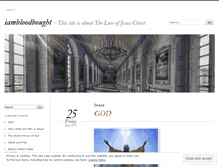 Tablet Screenshot of iambloodbought.wordpress.com