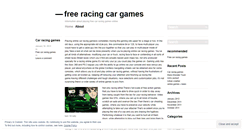 Desktop Screenshot of freeracecargames.wordpress.com