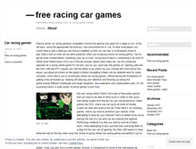 Tablet Screenshot of freeracecargames.wordpress.com
