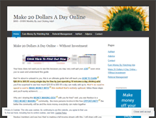 Tablet Screenshot of make20dollarsadayonline.wordpress.com