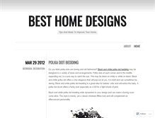 Tablet Screenshot of besthomedesigns.wordpress.com