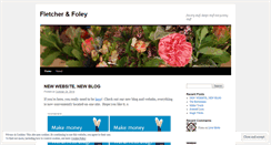 Desktop Screenshot of fletcherandfoley.wordpress.com