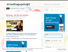 Tablet Screenshot of medinagospelnight.wordpress.com