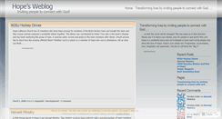 Desktop Screenshot of hopetoledo.wordpress.com
