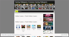 Desktop Screenshot of gamingwallpapers.wordpress.com