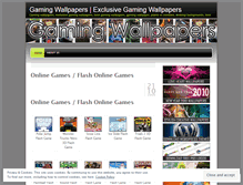 Tablet Screenshot of gamingwallpapers.wordpress.com