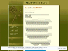 Tablet Screenshot of mansourblog.wordpress.com