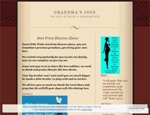 Tablet Screenshot of grandmasjoy.wordpress.com