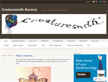 Tablet Screenshot of creaturesmith.wordpress.com