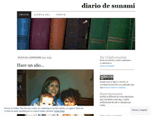 Tablet Screenshot of diariodesunami.wordpress.com