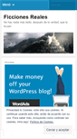 Mobile Screenshot of ficcionesreales.wordpress.com