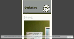 Desktop Screenshot of geekwars.wordpress.com
