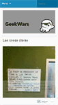 Mobile Screenshot of geekwars.wordpress.com