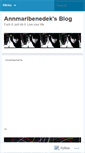 Mobile Screenshot of annmaribenedek.wordpress.com