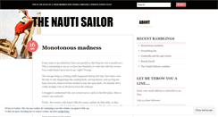 Desktop Screenshot of nautisailor.wordpress.com