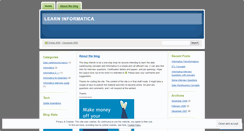 Desktop Screenshot of learninformatica.wordpress.com