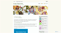 Desktop Screenshot of curlythoughts.wordpress.com