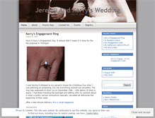 Tablet Screenshot of jeremyandkerry.wordpress.com