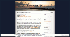 Desktop Screenshot of freespiritwriter.wordpress.com