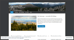 Desktop Screenshot of outdoorsnh.wordpress.com