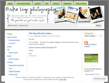 Tablet Screenshot of erikalizphotography.wordpress.com