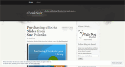 Desktop Screenshot of ebooknoir.wordpress.com