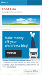 Mobile Screenshot of foodlies.wordpress.com