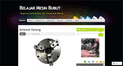 Desktop Screenshot of belajarmesinbubut.wordpress.com