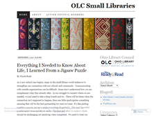 Tablet Screenshot of olcsmalllibraries.wordpress.com