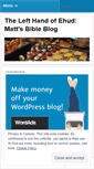 Mobile Screenshot of mattsbibleblog.wordpress.com