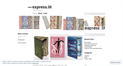 Desktop Screenshot of expresslit.wordpress.com